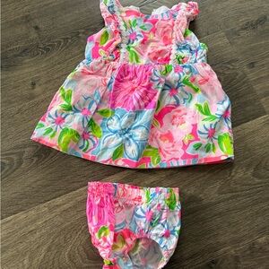 Lily Pulitzer 3-6 Baby Dress with Bloomers